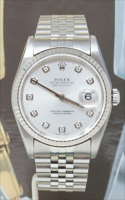 Rolex Oyster Perpetual Datejust Ref Men 00 Classic Driver Market